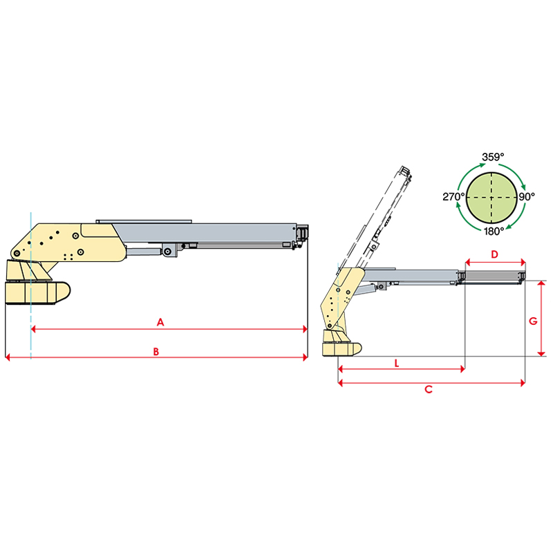 TRANSOM CRANES 3056